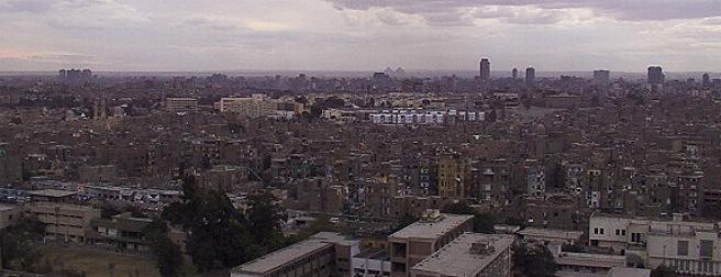 Cairo from the Citadel (see the Giza Pyramids in the distance?)