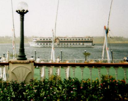 A Nile cruise boat
