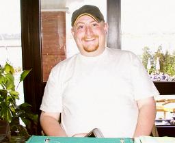 Eddie in the Beban Restaurant